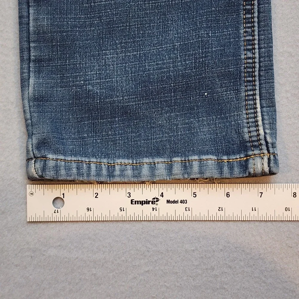 Weatherproof Vintage Fleece Lined Jeans Men's 32x32 Regular Fit Distressed Blue